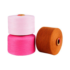 メーカーによる様々な色の梳毛ポリエステル綿混紡糸（4S-21S）漂白済みナチュラルホワイト - Product Image 4