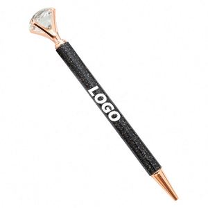 Personalized Luxury Gold Ballpoint Pen with Glitter Finish, Stylish Metal Design, Custom Logo Option for Promotional Gift - Product Image 4