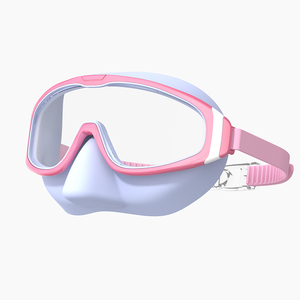 Gafas de Buceo de Silicona Líquida con Marco Grande de Vidrio Templado, Máscara de Buceo de Doble Tono para Adultos - Product Image 1