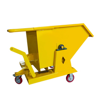 Bennes basculantes galvanisées de haute qualité pour chariots élévateurs, bennes à déchets auto-videuses, bennes basculantes pour chariots élévateurs