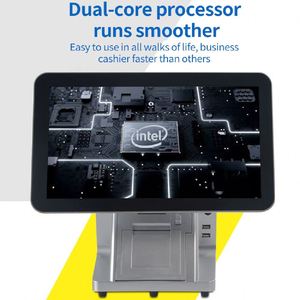 Thiết Bị Đầu Cuối Máy Pos Windows Giá Mã Pin 15 Inch Cảm Ứng Tất Cả Trong Một Hệ Thống Pos - Product Image 5