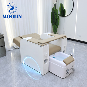Sillón de Pedicura Eléctrico de Lujo MOOLIN, Diseño Moderno y Profesional de Spa con Masaje, en Cuero PU, para Salón de Uñas, Sala de Estar, Dormitorio, Centro Comercial - Product Image 2
