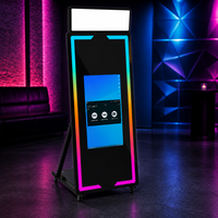 Machine Photobooth Miroir Magique IA Personnalisée avec Caméra Compatible, Écran Tactile et Imprimante