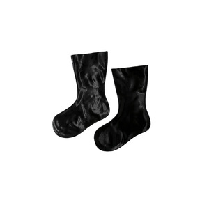 ถุงเท้าสั้นแบบไม่มีนิ้วเท้า ผลิตจากยางลาเท็กซ์ขึ้นรูปชิ้นเดียว ทนทานต่อการสึกหรอ ผ้าโดบี้ เนื้อผ้า 0.4 มม. สำหรับผู้ใหญ่ สไตล์เซ็กซี่ จากโรงงานโดยตรง - Product Image 4