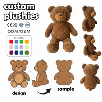 Fabricant de jouets en peluche personnalisés, mini ours en peluche classique, cadeaux d'entreprise, jouets en peluche animaux, Mammotion, peluches géantes