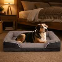 Lit orthopédique pour chien et chat, personnalisé, luxueux, imperméable, amovible, lavable, rectangulaire, solide, hiver, écologique
