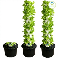 Tour hydroponique verticale détachable en forme de pétale pour la culture de fraises, système de jardinage sans terre pour balcon et légumes