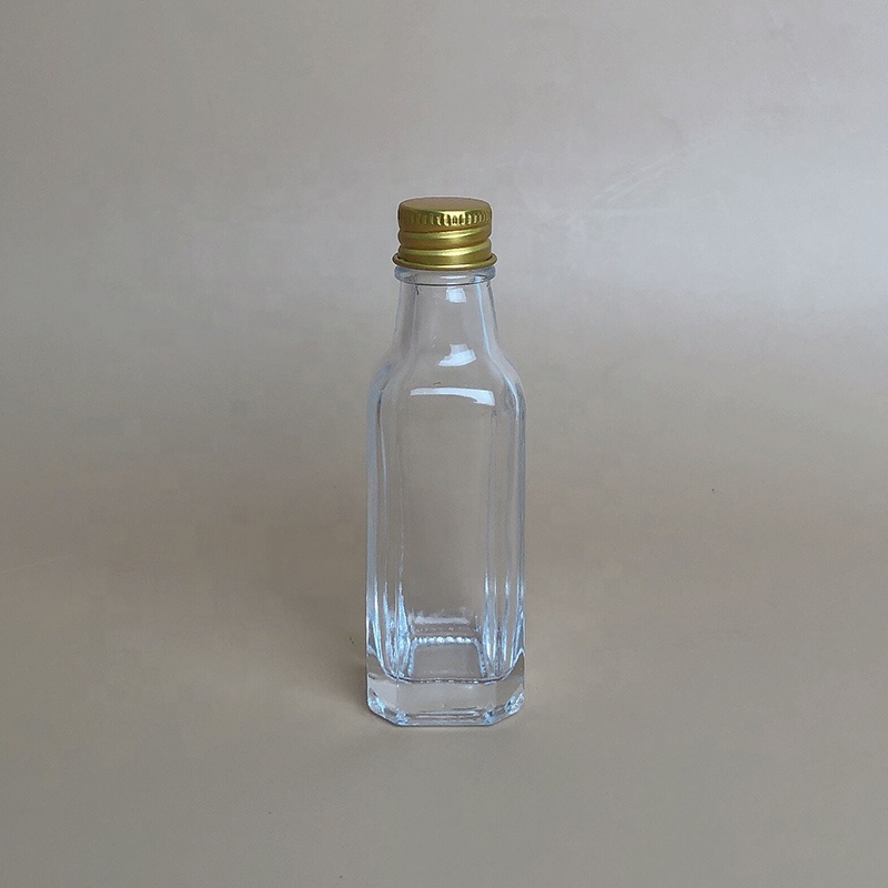 ミニサイズスクエアアルコールガラスボトル30ml50mlリキュール