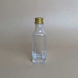 Chai Thủy Tinh Rượu Vuông Cỡ Nhỏ 30Ml 50Ml Chai Rượu Nhỏ Bán Cho Rượu Whisky Rum Brandy - Product Image 6