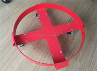 Chariot à fûts d'huile de 210 litres, construction en acier allié extra robuste, fonctionnement silencieux, roues pivotantes pour le transport de conteneurs d'ingrédients