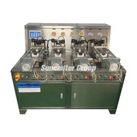 Machine de remplissage automatique de soda CO2 électrique à commande pneumatique haute pression, pompe 220V, applications alimentaires et boissons, cylindre de 0,6L