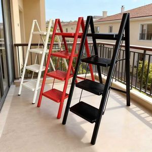 Sgabello Pieghevole Moderno Portatile con Scala, Alta Resistenza, Capacità di Carico 150kg, per <span class=keywords><strong>Cucina</strong></span>, Appartamento, Casa, Palestra, Bagno, Bambini, Soffitta - Product Image 3