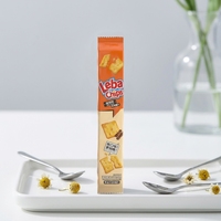 Chips de pommes de terre croustillantes pour fêtes, sans graisses trans, saveur BBQ dorée, conception personnalisée OEM, boîte à lunch pour enfants