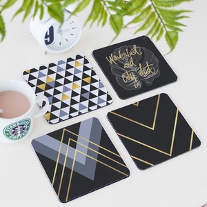 Custom Round Square Cork Coasters Coasters Heat Insulation Sublimation Mdf Wooden Coaster Wholesale for Home
