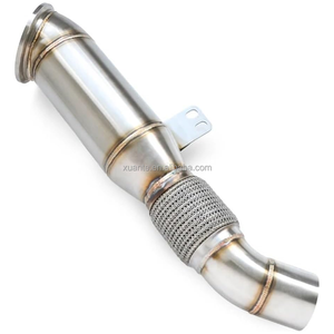 Système d'échappement haute performance pour BMW 3er <span class=keywords><strong>335d</strong></span> XDrive <span class=keywords><strong>F30</strong></span>, downpipe 76 mm, en acier inoxydable 304 - Product Image 2