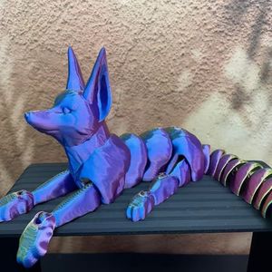 Statua di Anubi Stampata in 3D, Decorazione per Halloween e Natale, Regalo Creativo da Collezione per Scrivania, Auto e Casa - Product Image 5