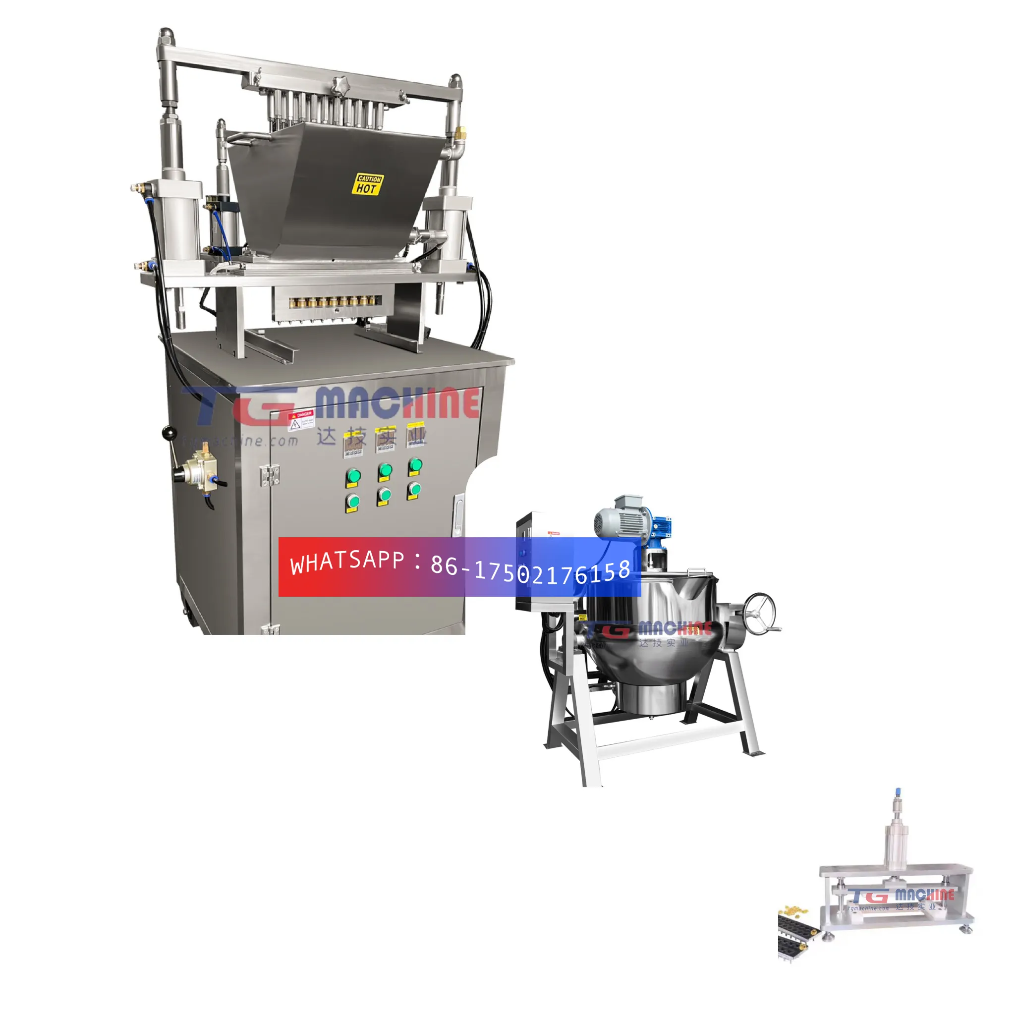 Small capacity gelatin candy machine smalle gummy making and soft candy make machine