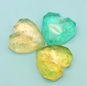 24K vàng tùy chỉnh mùi thơm cá nhân hình trái tim hương liệu Xà phòng thanh-sang trọng tiệc cưới ủng hộ & Quà Tặng Valentine - Product Image 1