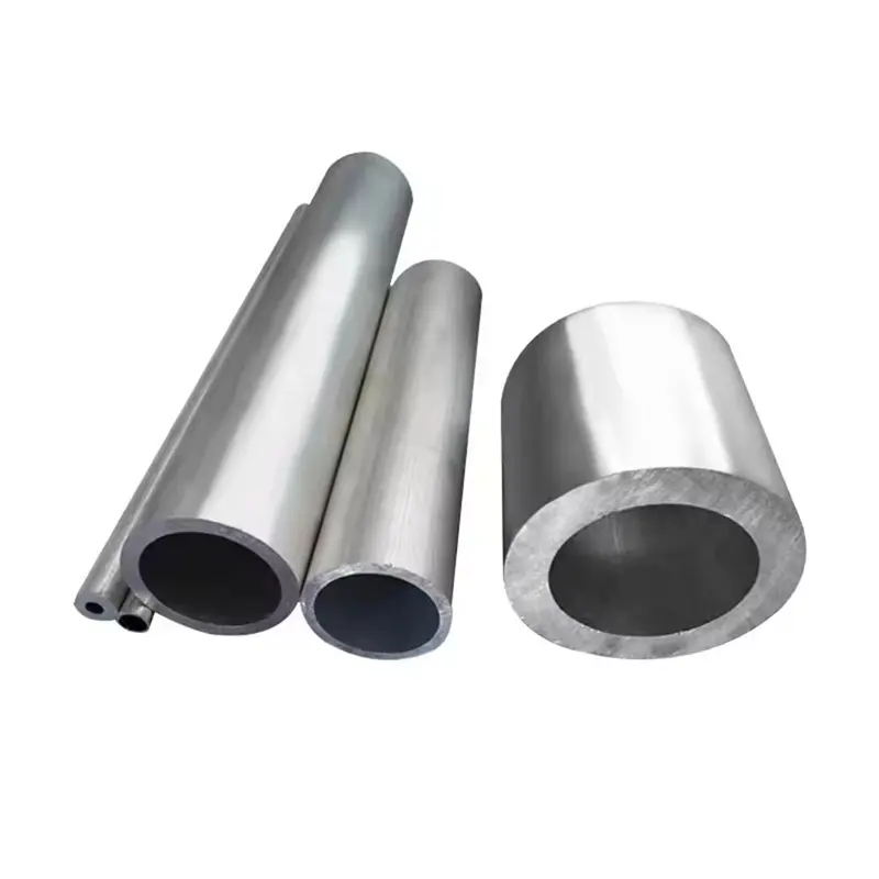 Approvisionnement en gros 6061 6082 6063 tubes en aluminium tubes ronds en alliage d'aluminium tubes creux en alliage d'aluminium