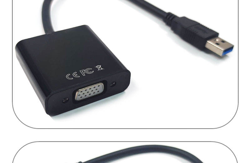 USB to VGA Multi Display Adapter External Video Card for