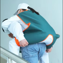 Ceinture de transfert de fronde de fauteuil roulant de levage anti-glissement robuste 4 poignées - Product Image 3