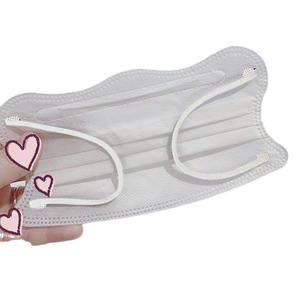 Mascarilla Desechable Transpirable de Doble Capa con Diseño de Mariposa, Protección Ocular, Estilo Morandi, Delgada para Verano, Antipolvo, con Gancho para la Oreja, para Epidemias - Product Image 4