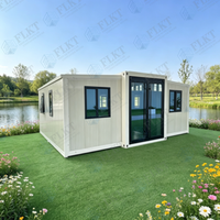 Maison conteneur extensible étanche à haut plafond FLKT, garantie 2 ans, directement de l'usine, maison mobile préfabriquée moderne