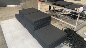 Panneau Acoustique en Fibre de Polyester Absorbant le Son, <span class=keywords><strong>Silencieux</strong></span>, en PET, de Type Art, pour Usine - Product Image 5