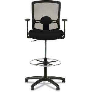 Silla de oficina Alera Etros Series, taburete de malla negra - Product Image 1