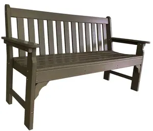 HDPE antico Outdoor Series Furniture General Place Patio Garden Park Bench/Vineyard Plastic Garden Bench