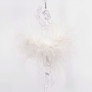 Bolas famosas, adorno de plumas de wuth para decoración de árbol de Navidad - Product Image 1