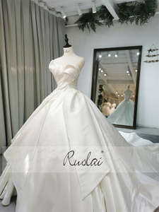 Ruolai — <span class=keywords><strong>robe</strong></span> <span class=keywords><strong>de</strong></span> bal en Satin sans bretelles et à lacets, tenue <span class=keywords><strong>de</strong></span> luxe, <span class=keywords><strong>robe</strong></span> <span class=keywords><strong>de</strong></span> <span class=keywords><strong>mariée</strong></span>, ZD05071 - Product Image 4