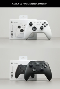 Manette de jeu E-sports GuliKit ES/ES PRO avec joystick TMR 4000, sans fil, fonction de réveil pour Switch 2/<span class=keywords><strong>PC</strong></span>/Android/Steam - Product Image 4