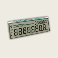 Maßgefertigtes 3-stelliges TN-Segment-LCD-Anzeigemodul OEM-Service Ohne Hintergrundbeleuchtung für Bedienfelder