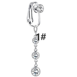 Ywly nuevo corazón mariposa colgando <span class=keywords><strong>ombligo</strong></span> anillos Clip en pendiente no <span class=keywords><strong>Piercing</strong></span> cuelga <span class=keywords><strong>falso</strong></span> vientre <span class=keywords><strong>Piercing</strong></span> joyería - Product Image 6