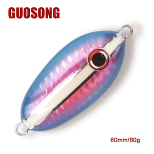 Leurre de pêche en métal de 60 mm/80 g avec lame rotative, chute rapide, leurre de pêche pour jigging, appât de pêche, leurres de pêche - Product Image 4