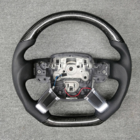 Volant de direction en cuir de performance en fibre de carbone modifié pour Discovery Evoque Sport Pulse Defender avec LAND ROVER