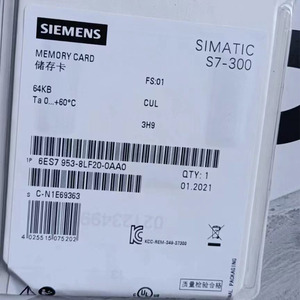 6ES7953-8LF30/8LF31/8LG30/8LG31-0AA0 64KB/128KBマイクロメモリMMCカードSIMATIC価格サプライヤー<span class=keywords><strong>Plc</strong></span>モジュールS7-300/ET 200 - Product Image 2
