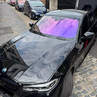 Film teinté pour voiture de haute qualité en matériau coréen 70-85% VLT Caméléon Fenêtre Lumière solaire Violet