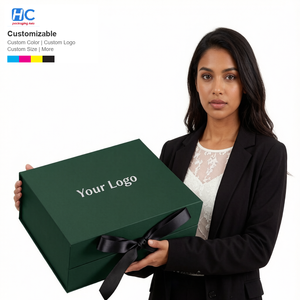 Elegant Portable Foldable <b>Gift</b> <b>Box</b> For Leather Handbag Luxury Rigid Packaging With <b>Magnetic</b> Lid Wholesale - Product Image 1