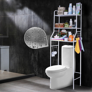 3-Tier Bathroom Storage <strong>Shelf</strong> Over Toilet Space Saver, Freestanding <strong>Shelves</strong> for <strong>Bath</strong> Essentials, Planters, Books, Etc - Product Image 2
