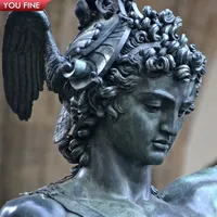 Klasik Metal heykel Perseus bronz heykeli