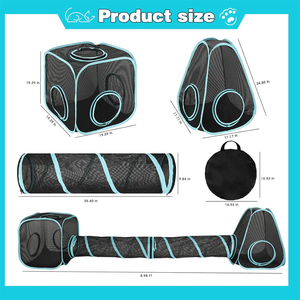 Kattenhond <span class=keywords><strong>Tunnel</strong></span> Tent Draagbare Outdoor Kat <span class=keywords><strong>Tunnel</strong></span> Speelhuis Pop-Up Huisdier Hekken Kat <span class=keywords><strong>Tunnel</strong></span> Huis - Product Image 3