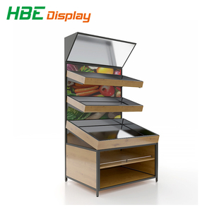 Novo Luxo Moderno Design Heavy Duty Multi Camada Supermercado Prateleira De Exibição De Frutas Vegetais Rack - Product Image 3