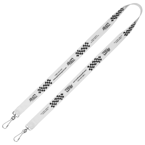 Lanière en polyester souple à double crochet avec logo personnalisé, lanière pour téléphone portable - Product Image 1