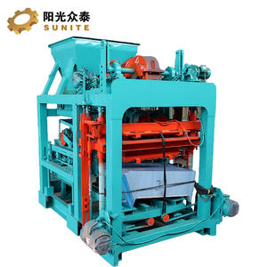 Macchina Automatica per la Produzione di Mattoni Qt4-25, Macchina Semi-Automatica per Blocchi Forati, Macchinario per Mattoni in Cemento Autobloccanti - Product Image 6