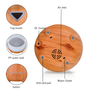 Atacado óleo essencial ultra-sônico fragrância aromaterapia 500ml grande capacidade 7 cor luz casa hotel aroma difusor - Product Image 4