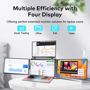 Pantalla Triple Portátil de 15 Pulgadas, Funciona como Pantalla Extendida para Laptop, Compatible con OEM - Product Image 2
