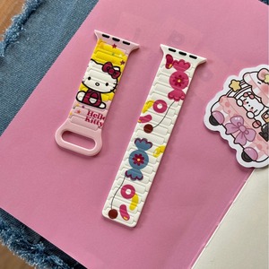 Cinturino Creativo in Silicone Colorato con Alfabeto per Ragazze BEEFLYPOWER, Compatibile con Apple Watch Serie 10 11, Braccialetto Sottile e Carino - Product Image 4