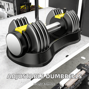 Juego de Mancuernas Ajustables de Hierro Fundido y Goma para Uso Comercial y en Casa, Unisex, para Entrenamiento - Product Image 2